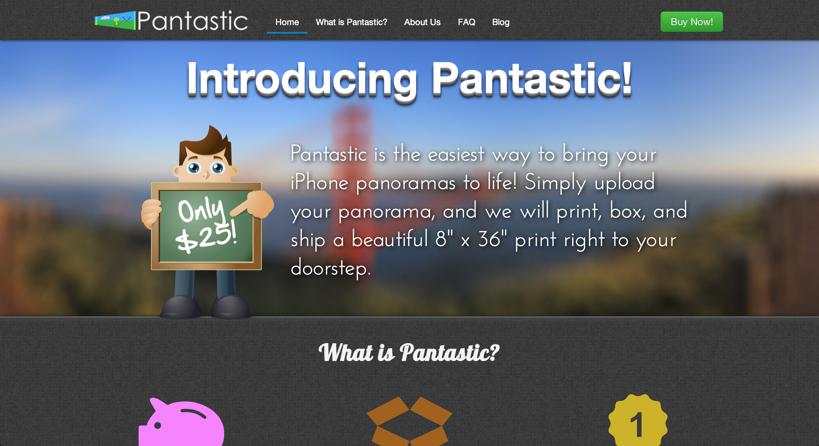pantastic homepage